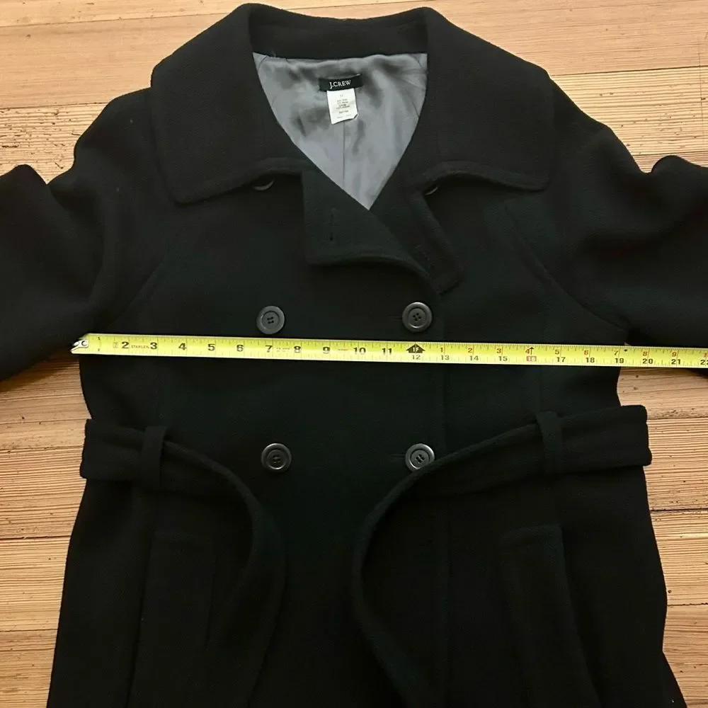 J.Crew black Sadie coat. Size 12. - Picture 5 of 12